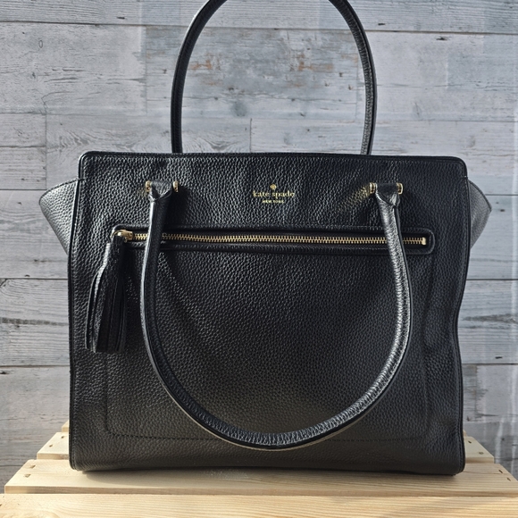 kate spade Handbags - Kate Spade Chester Allyn Large Handbag Black Leather